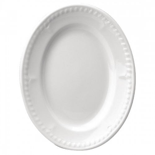 Churchill Buckingham White Oval Platters