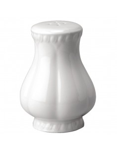 Churchill Buckingham White Sandringham Pepper Shakers 89mm