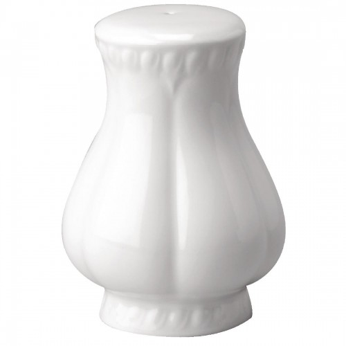 Churchill Buckingham White Sandringham Salt Shakers 89mm