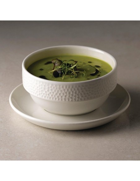 Churchill Isla Consomme Bowls White 12&amp189oz 115mm