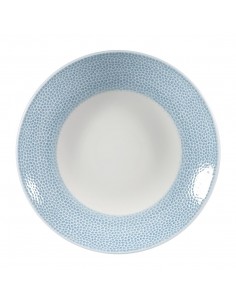 Churchill Isla Deep Coupe Plates Ocean Blue 255mm