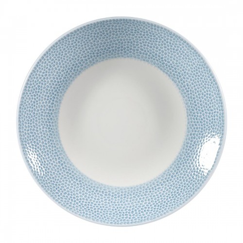 Churchill Isla Deep Coupe Plates Ocean Blue 255mm