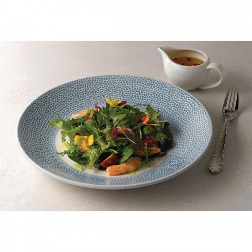 Churchill Isla Deep Coupe Plates Ocean Blue 281mm