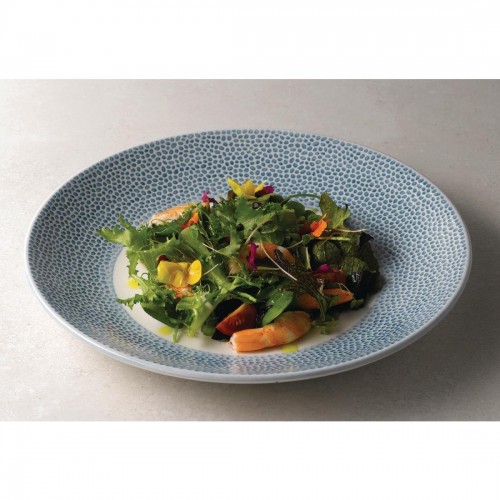 Churchill Isla Deep Coupe Plates Ocean Blue 281mm