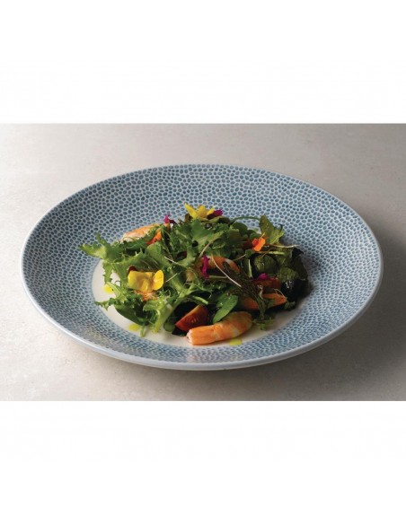 Churchill Isla Deep Coupe Plates Ocean Blue 281mm