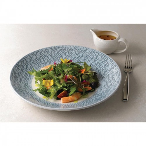 Churchill Isla Deep Coupe Plates Ocean Blue 281mm