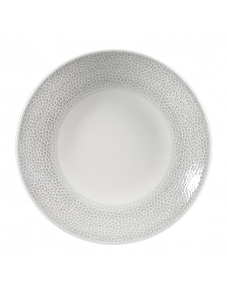 Churchill Isla Deep Coupe Plates Shale Grey 225mm