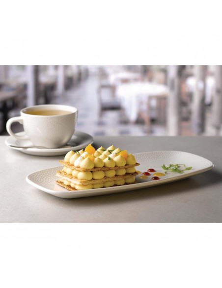 Churchill Isla Oblong Plates White 189 x 355mm