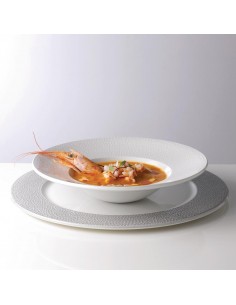 Churchill Super Vitrified Churchill Isla Rimmed Soup White 249mm 2