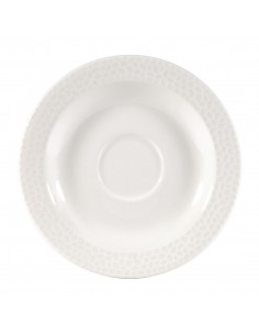 Churchill Super Vitrified Churchill Isla Saucer White 128mm