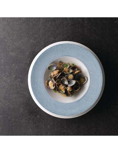 Churchill Super Vitrified Churchill Isla Wide Rim Bowl Ocean Blu