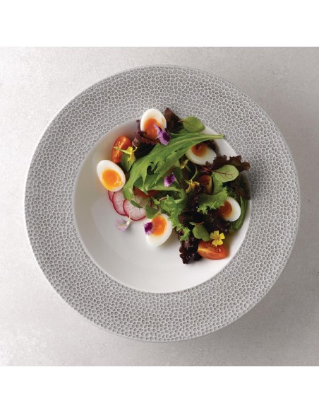 Churchill Super Vitrified Churchill Isla Wide Rim Bowl Shale Gre