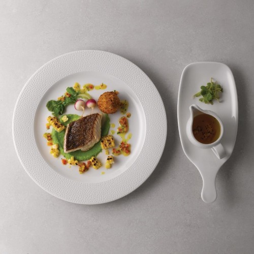 Churchill Super Vitrified Churchill Isla Wide Rim Plate White 30