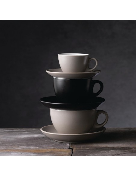 Churchill Art de Cuisine Churchill Menu Shades Ash Saucers 155mm