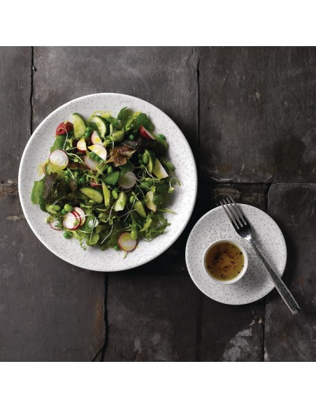 Churchill Menu Shades Caldera Coupe Plates Chalk White 155mm