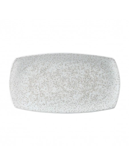 Churchill Menu Shades Caldera Rectangular Plates Chalk White 190