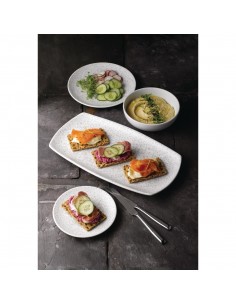 Churchill Menu Shades Caldera Rectangular Plates Chalk White 190 2
