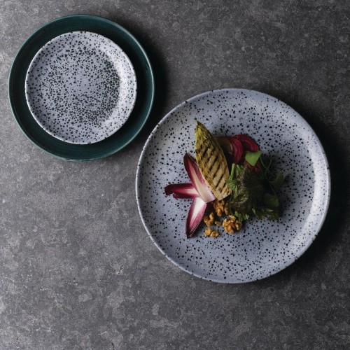 Churchill Mineral Coupe Plates Blue 165mm