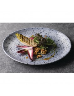 Churchill Mineral Coupe Plates Blue 288mm 2