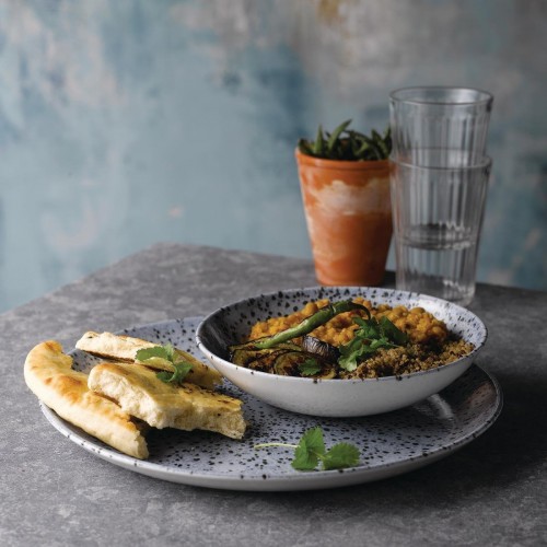 Churchill Mineral Coupe Plates Blue 288mm