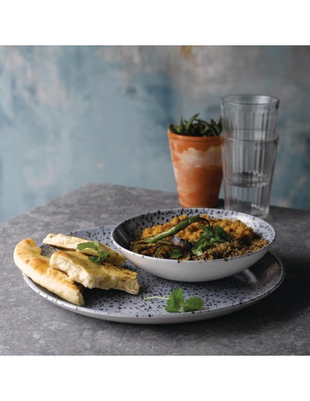 Churchill Mineral Coupe Plates Blue 288mm