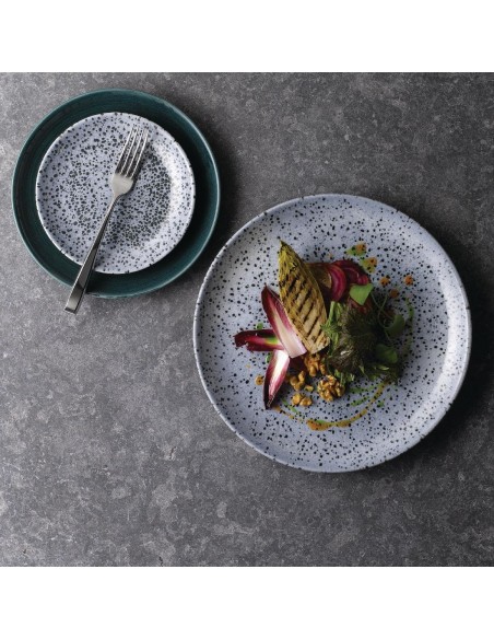 Churchill Mineral Coupe Plates Blue 288mm