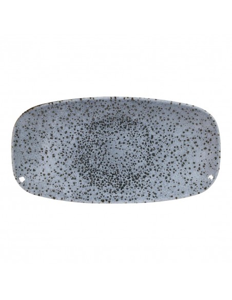 Churchill Mineral Oblong Chef Plates Blue 153 x 398mm