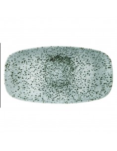 Churchill Mineral Oblong Chef Plates Green 189 x 355mm