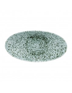 Churchill Mineral Oval Chefs Plate Green 299x150mm