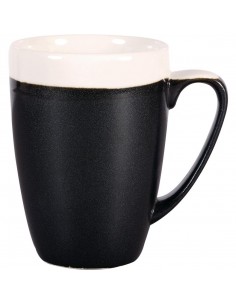 Churchill Super Vitrified Churchill Monochrome Profile Mug Onyx 