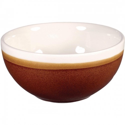 Churchill Super Vitrified Churchill Monochrome Soup Bowl Cinnamo