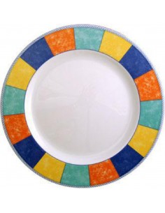 Churchill New Horizons Chequered Border Classic Plates 230mm