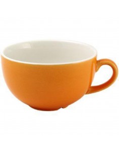 Churchill New Horizons Colour Glaze Cappuccino Cups Orange 199ml