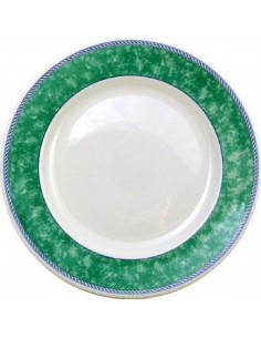Churchill New Horizons Marble Border Classic Plates Green 280mm