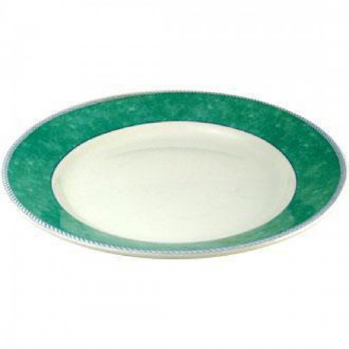 Churchill New Horizons Marble Border Mediterranean Dishes Green 252mm