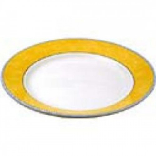 Churchill New Horizons Marble Border Mediterranean Dishes Yellow 252mm