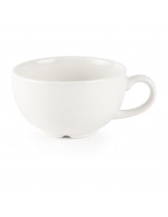 Churchill Plain Whiteware Cappuccino Cups 200ml