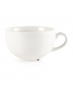 Churchill Plain Whiteware Cappuccino Cups 284ml