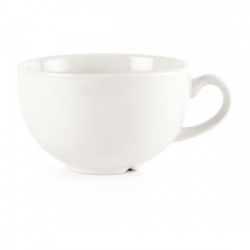 Churchill Plain Whiteware Cappuccino Cups 284ml