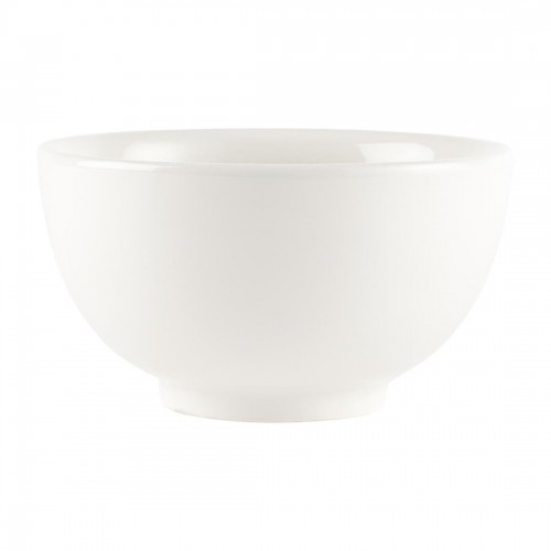 Churchill Plain Whiteware Large Footed Bowls 145mm