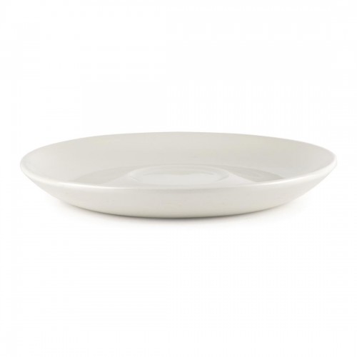 Churchill Plain Whiteware Large Saucers 165mm