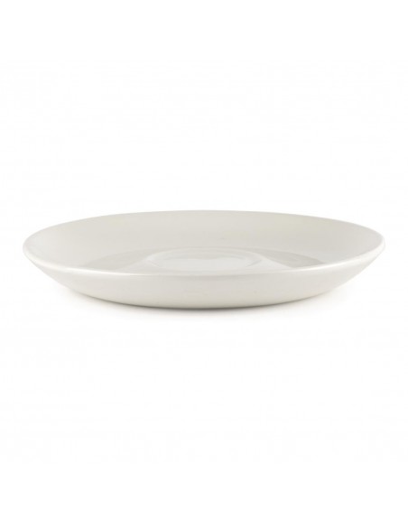 Churchill Plain Whiteware Large Saucers 165mm