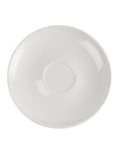 Churchill Plain Whiteware Large Saucers 165mm 2