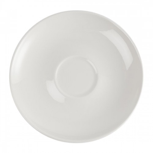 Churchill Plain Whiteware Large Saucers 165mm