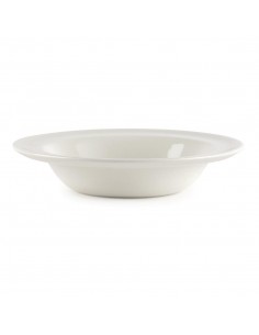 Churchill Plain Whiteware Pasta Plates 280mm