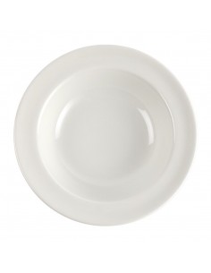 Churchill Plain Whiteware Pasta Plates 280mm 2