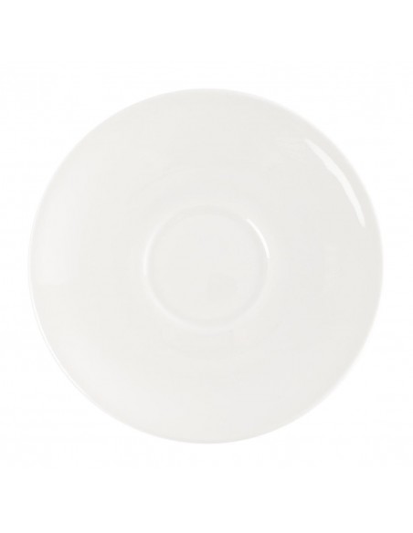 Churchill Plain Whiteware Saucers 160mm