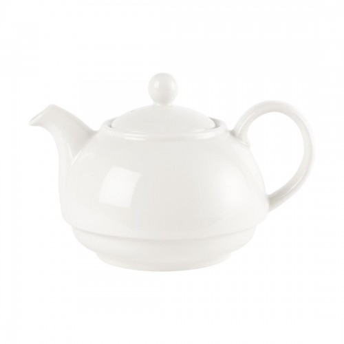 Churchill Plain Whiteware Teapots 370ml