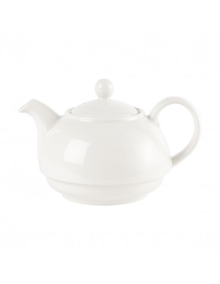 Churchill Plain Whiteware Teapots 370ml