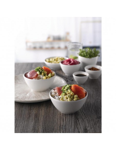 Churchill Profile Dip Pots White 4oz 85mm Churchill Profile Dip Pots White 4oz 85mm